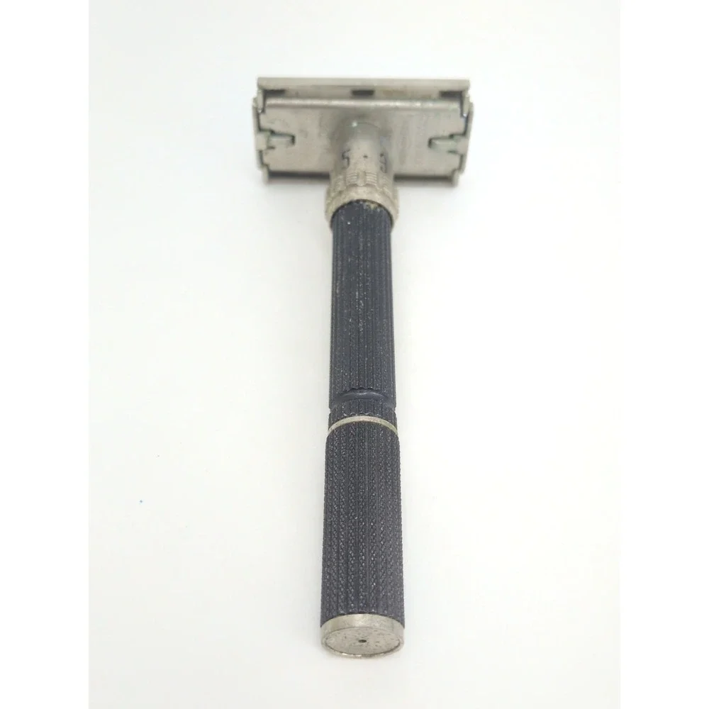 1969 Gillette Super Adjustable Black Beauty O4 Vintage Safety Razor
